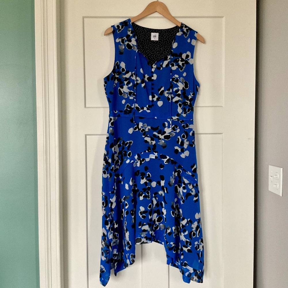 CAbi Blue Asymmetrical Dress